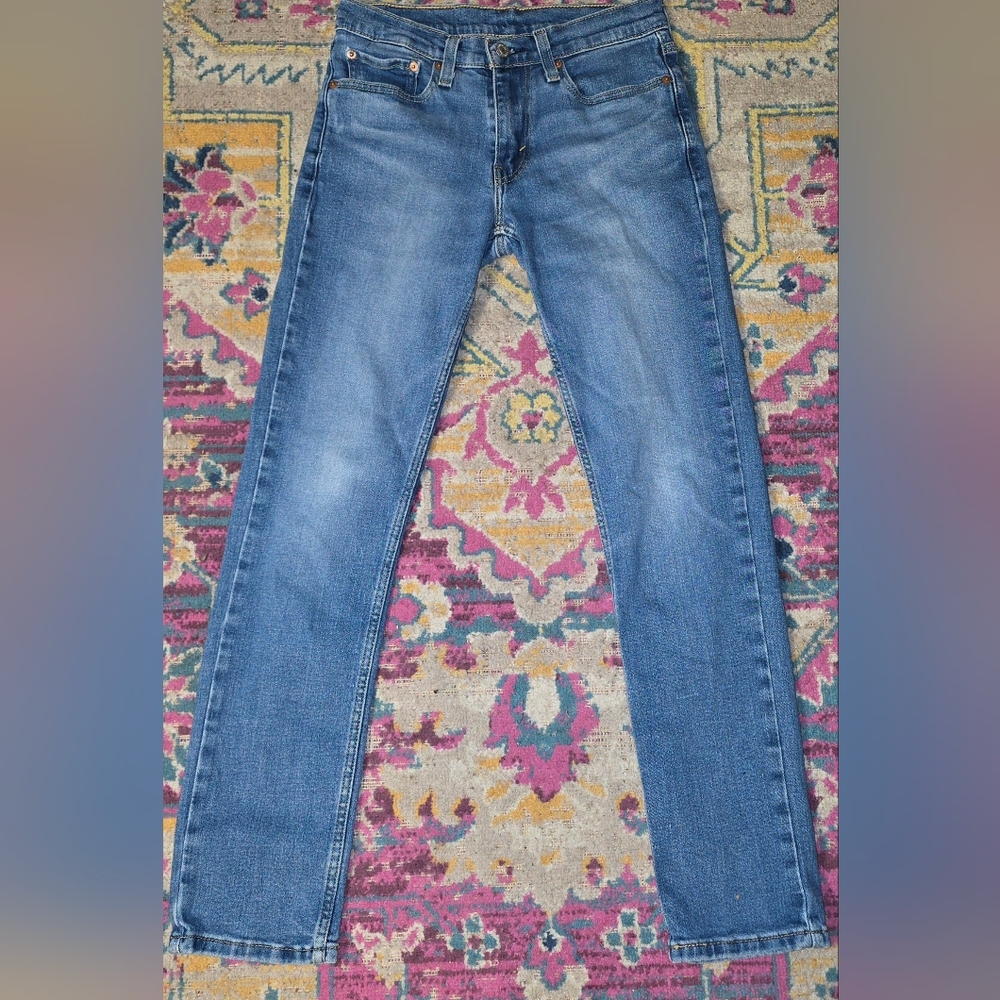 Levi's 511 Denim Slim Fit Jeans Baddie Blue  , Biker, Normie Core, versatile